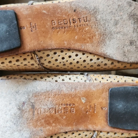 ||BED STU|| oxfords/flats, tan, leather, handmade, lace up, size 8 - Picture 5 of 8